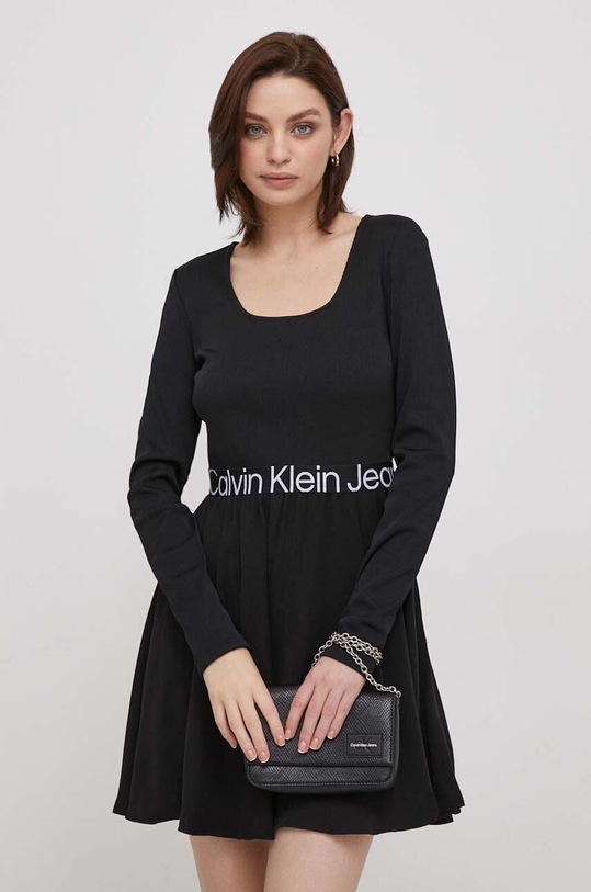 Calvin Klein Jeans sukienka czarny J20J222523