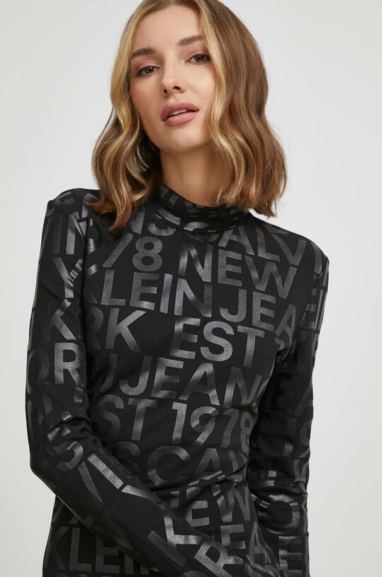 Φόρεμα Calvin Klein Jeans μαύρο J20J222989