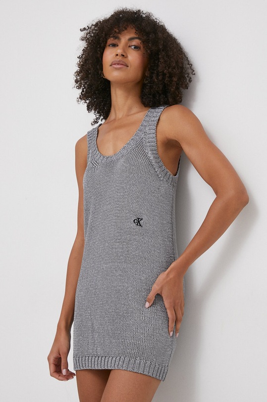 Calvin Klein Jeans sukienka szary J20J223235