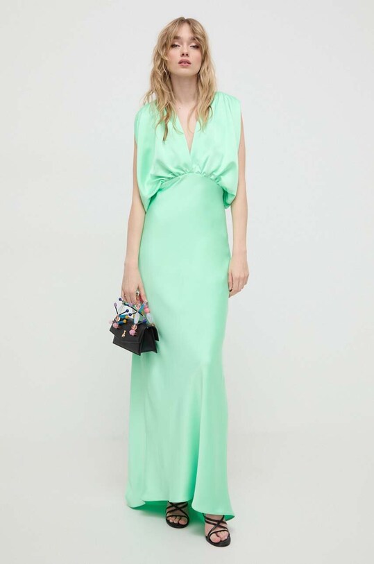 Pinko rochie forma V verde 102856.Z345