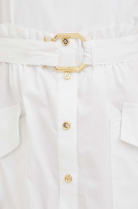 Bavlnené šaty Pinko biela 103212.A1N3