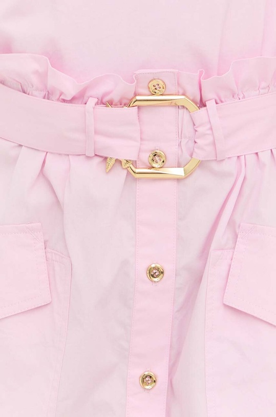 Pinko sukienka bawełniana 103212.A1N3 różowy