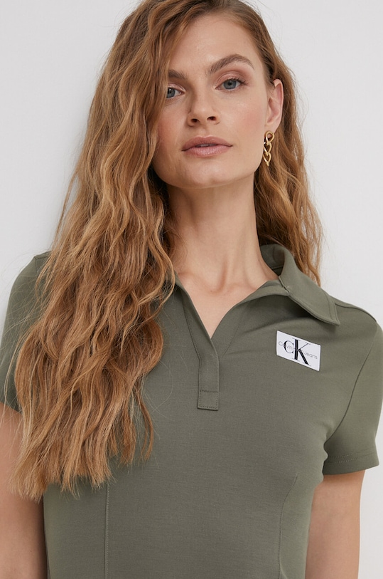 Сукня Calvin Klein Jeans зелений J20J222532