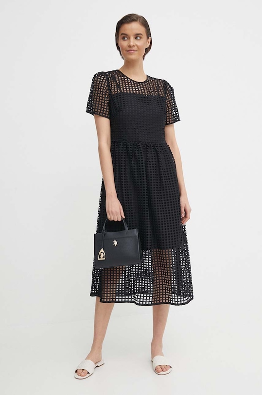 Dkny sukienka DD4AH520 czarny SS24