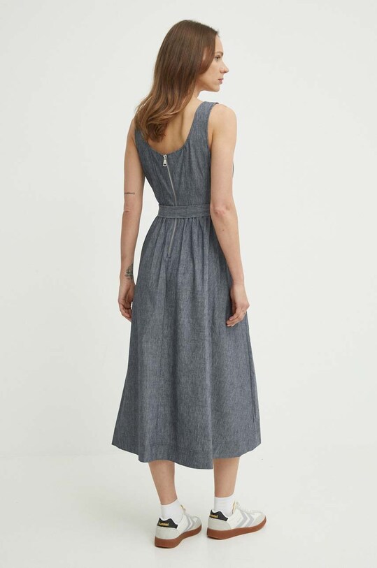 Одяг Сукня з домішкою льону Dkny DD4B5715 сірий