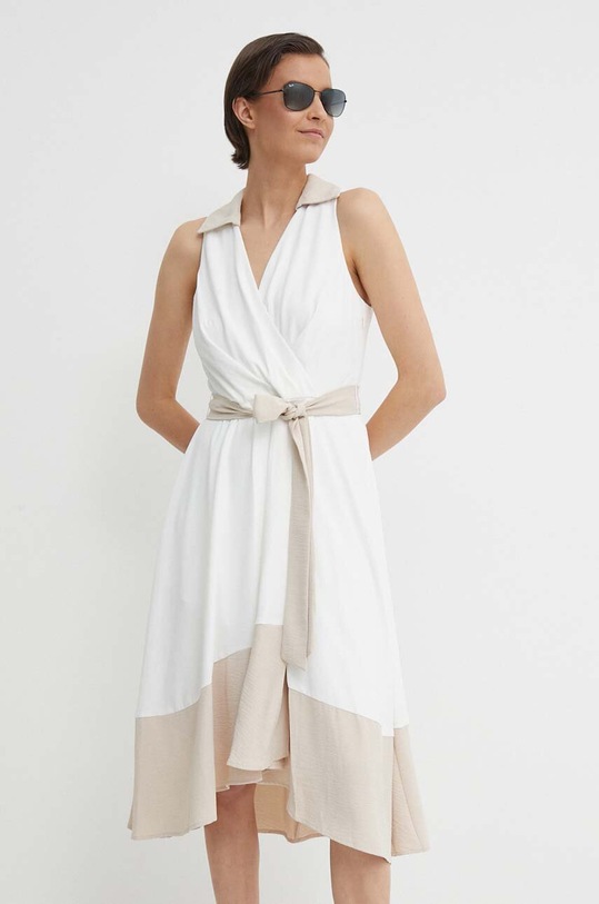 Dkny vestito midi beige DD4A758C