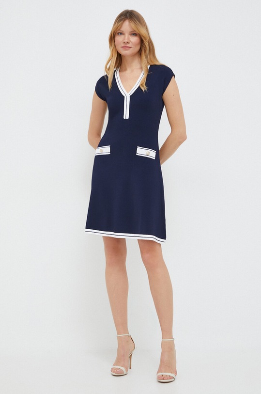 Φόρεμα Marciano Guess casual σκούρο μπλε 4RGK08.5790Z