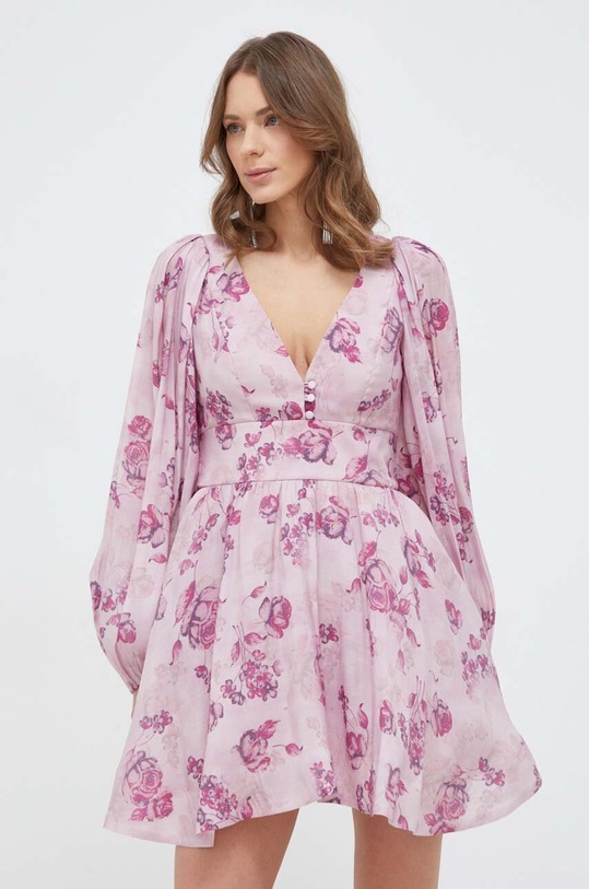 Bardot rochie 58475DB2.PINK.FLORA violet SS24