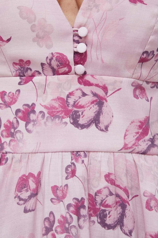 Bardot rochie 58475DB2.PINK.FLORA violet