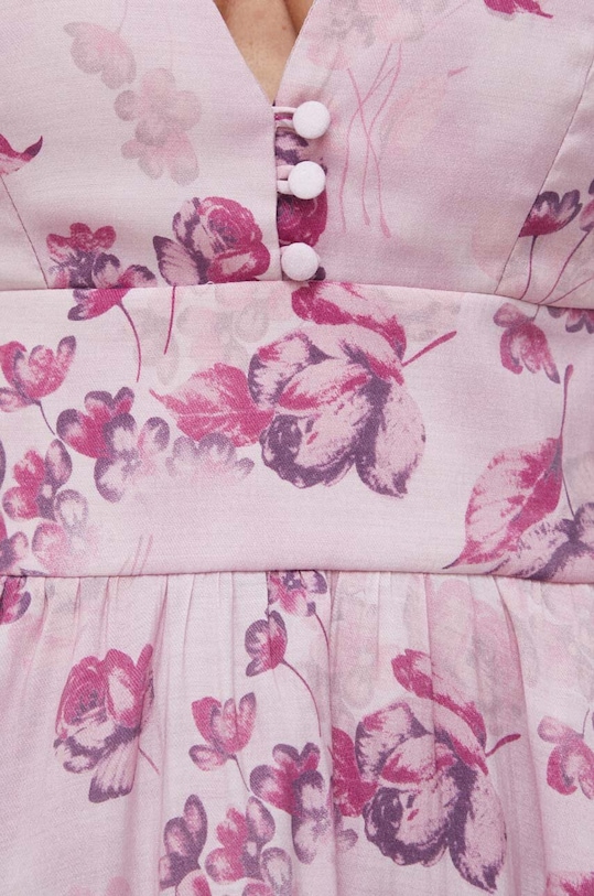 Bardot rochie 58475DB2.PINK.FLORA violet