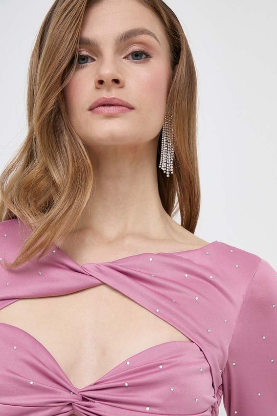 Bardot sukienka EVANGELISTA różowy 58948DB.PINK.LAVEN