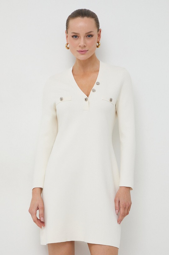 Šaty Twinset pletenina béžová 241TP3094