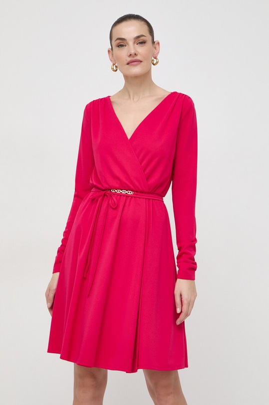 Twinset sukienka casual różowy 241TE2054