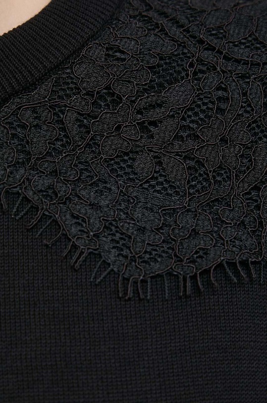 Bavlnené šaty Twinset 241TP3541 čierna