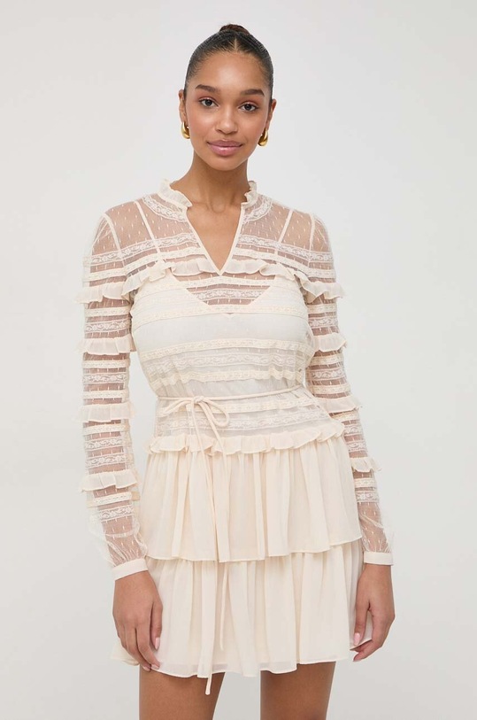 Twinset vestito mini beige 241TP2040