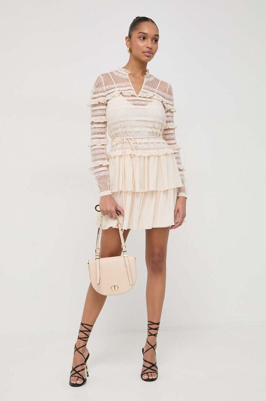Twinset vestito 241TP2040 beige SS24