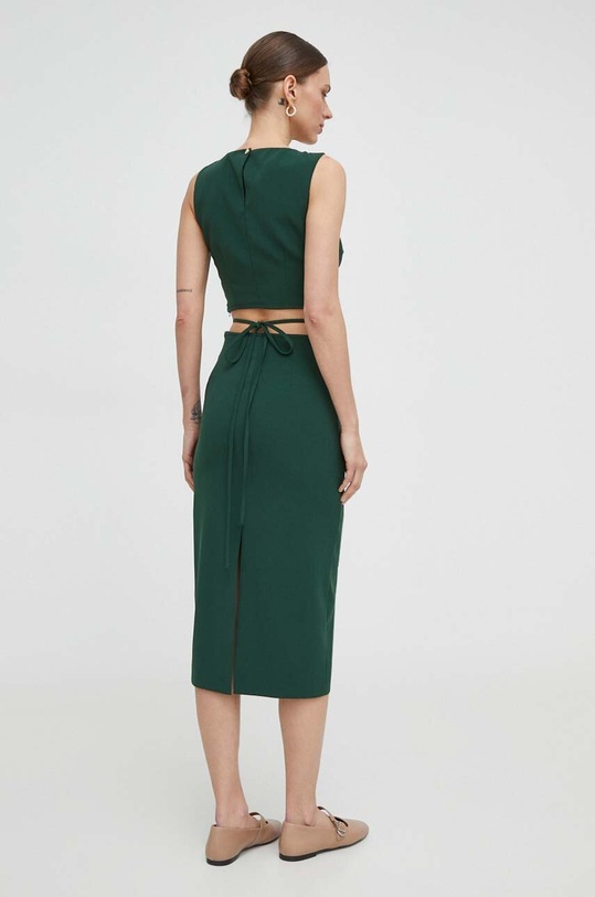 Odzież Patrizia Pepe sukienka 8A1249.A6F5 zielony