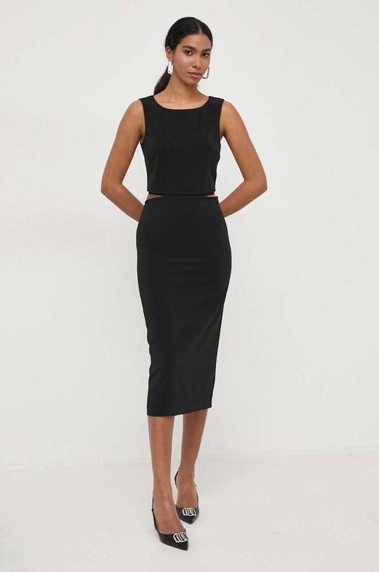 Сукня Patrizia Pepe midi чорний 8A1249.A6F5