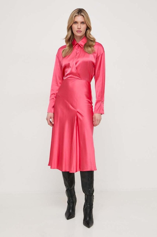 Patrizia Pepe sukienka różowy 8A1315.A644