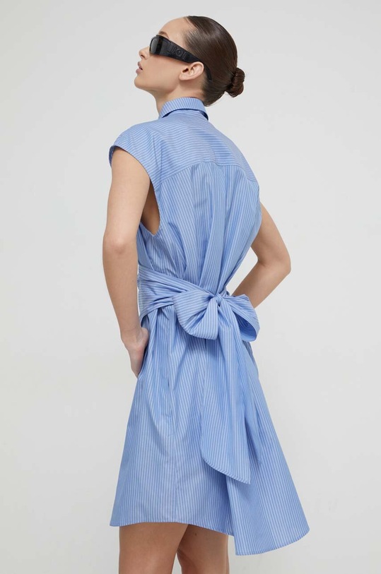 Odzież Iceberg sukienka bawełniana H101.0049 niebieski