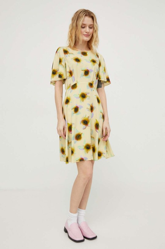 Сукня PS Paul Smith W2R.559D.M31156 жовтий SS24