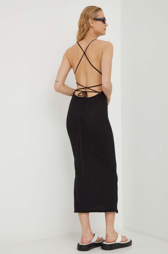 Alohas rochie midi negru K000019