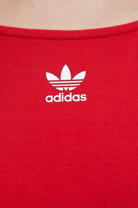 Рокля adidas Originals 3-Stripes IR8128 червен