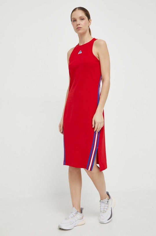 adidas rochie mini rosu IS8341