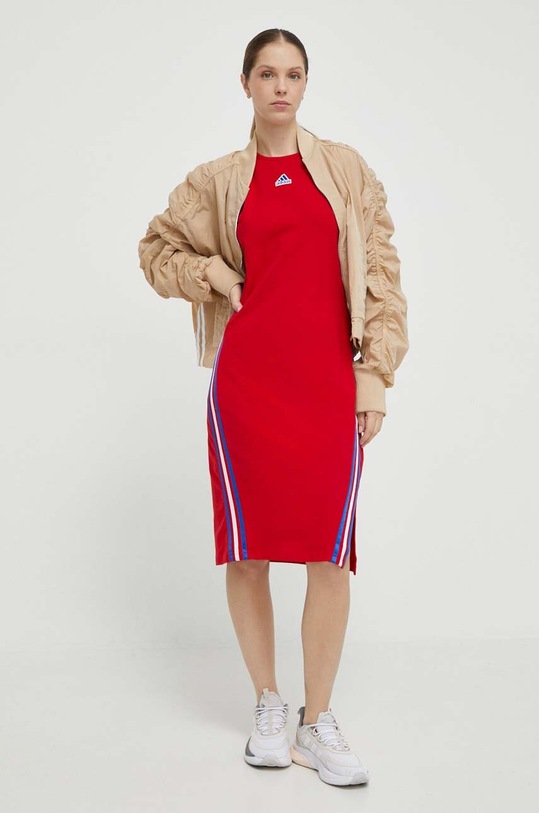 adidas rochie IS8341 rosu SS24