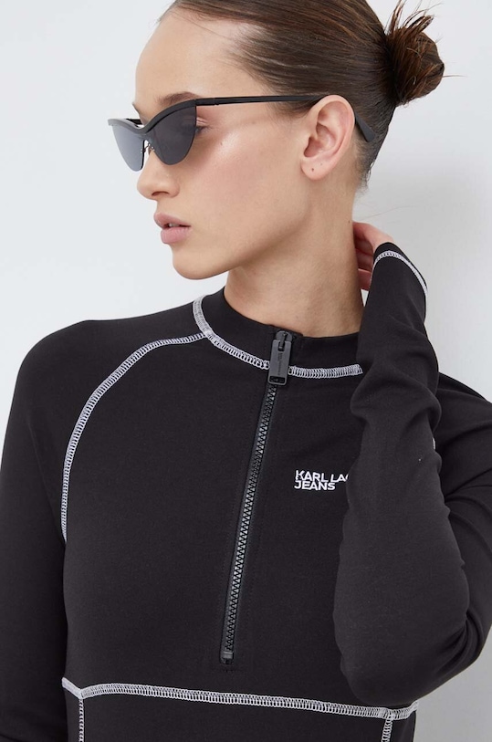 Karl Lagerfeld Jeans ruha fekete 240J1301