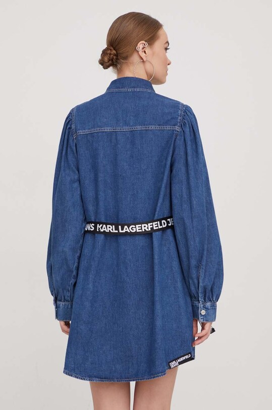 Odzież Karl Lagerfeld Jeans sukienka jeansowa 240J1307 niebieski