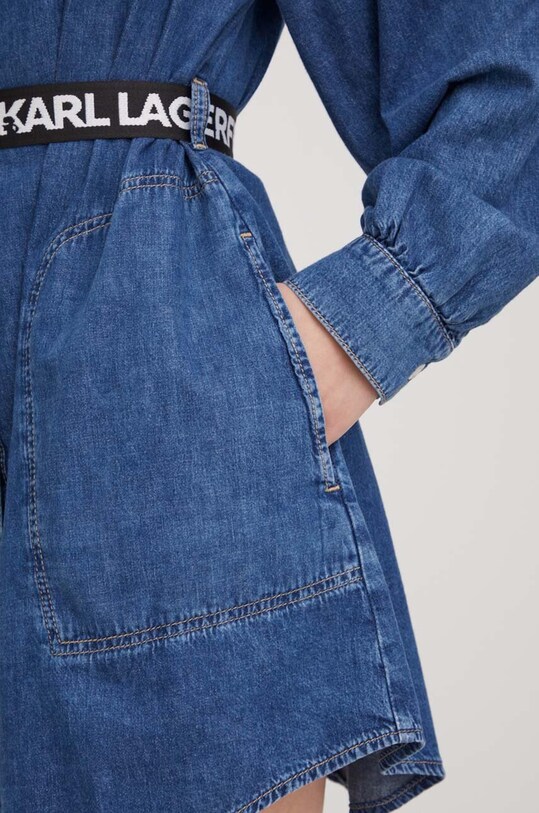 Karl Lagerfeld Jeans sukienka jeansowa 240J1307 niebieski
