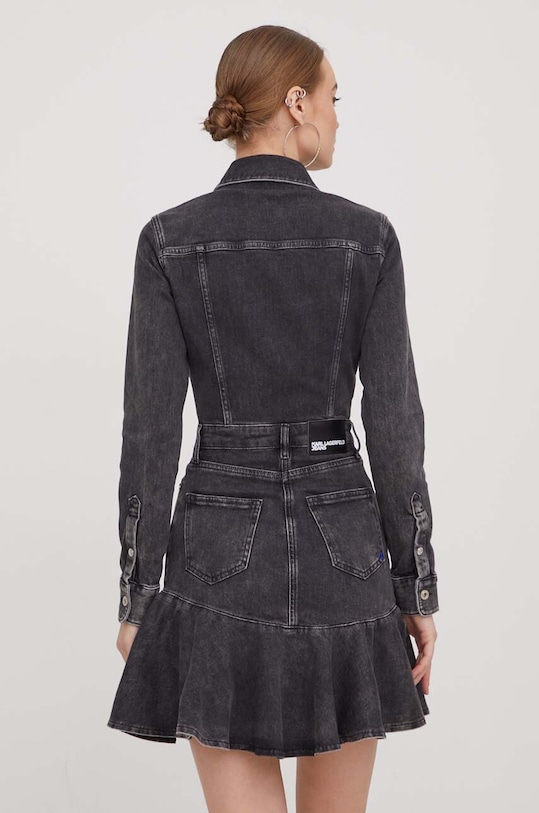 Abbigliamento Karl Lagerfeld Jeans vestito di jeans 240J1311 grigio