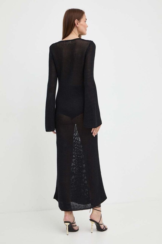 Одежда Льняное платье Luisa Spagnoli RUNWAY COLLECTION 58359 чёрный