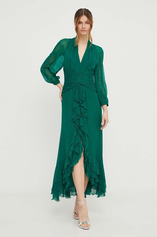 Luisa Spagnoli sukienka 540713 zielony SS24