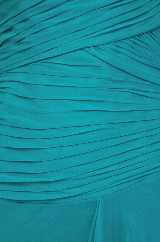 Luisa Spagnoli rochie de matase PINCIO 540715 turcoaz