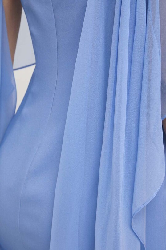 Luisa Spagnoli rochie de matase 540782. albastru