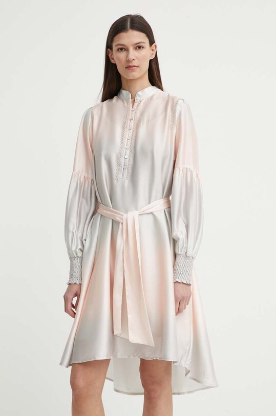 Bruuns Bazaar sukienka FadingBBChalinas casual beżowy BBW3843