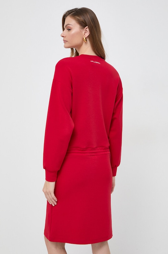 Karl Lagerfeld sukienka 240W1352 czerwony SS24