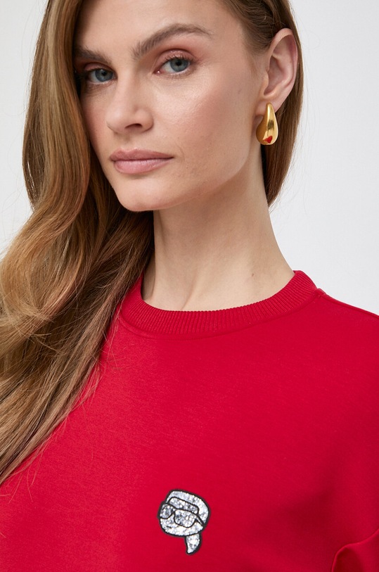 Karl Lagerfeld sukienka 240W1352 czerwony