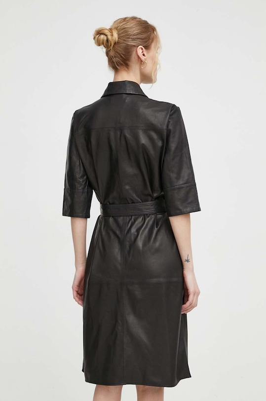 Oblečení Kožené šaty Bruuns Bazaar BBW3884 černá