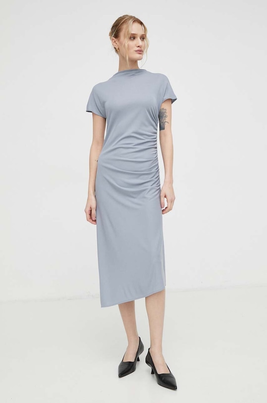 Tiger Of Sweden rochie midi gri S69288027