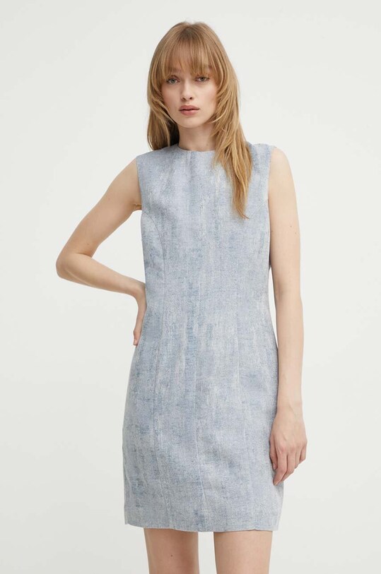 Tiger Of Sweden rochie din amestec de in Kasie S72199002 albastru SS24