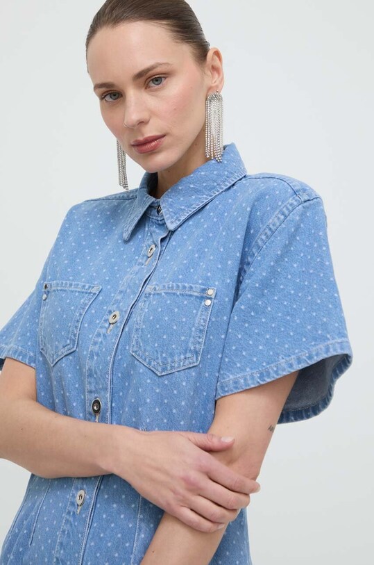 Джинсова сукня Custommade блакитний 999449457