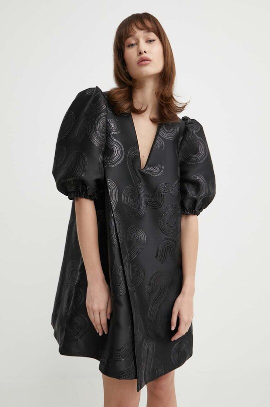 Stine Goya rochie mini negru SG5401