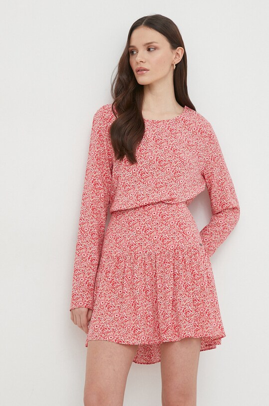 Pepe Jeans rochie BRITNEY rosu PL953446