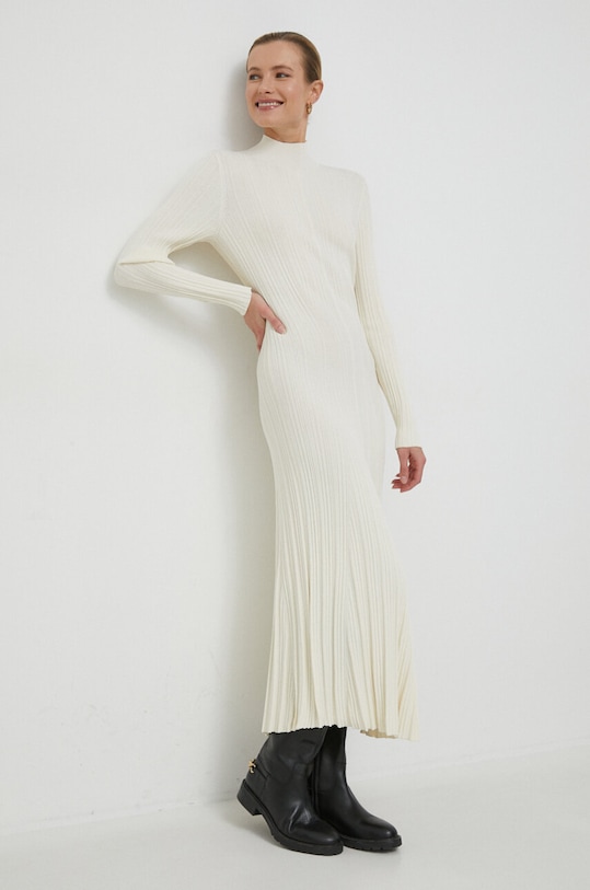 Pepe Jeans sukienka FAITH DRESS PL953448 beżowy SS24