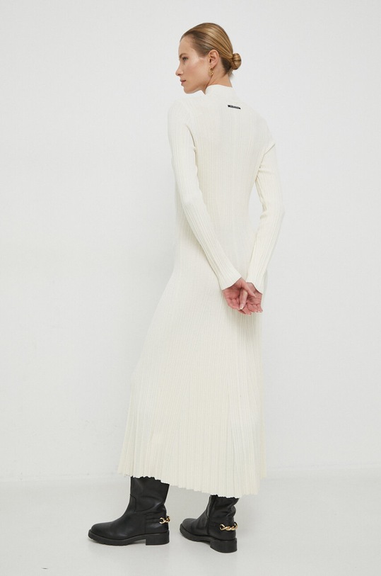 Odzież Pepe Jeans sukienka FAITH DRESS PL953448 beżowy