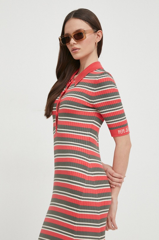 Pepe Jeans sukienka GABRIELLA czerwony PL953466