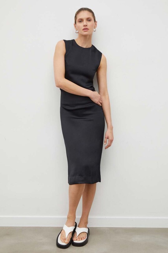 Lovechild rochie midi negru 7564174